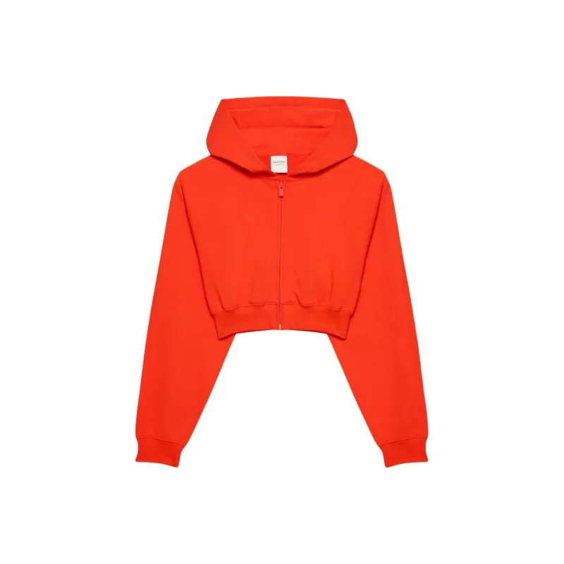 ARITZIA SS25 Aritzia Terry Sweatfleece Perfect Crop Zip Hoodie Sweatshirt Women's-0
