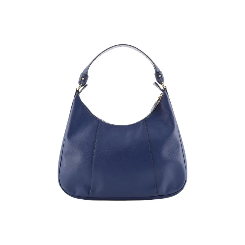 FERRAGAMO Leather Handbag Women's Blue-2