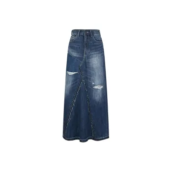 MOUSSY Denim Long Skirt Women's