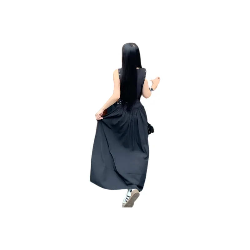 GUAILILUOLI Sleeveless Dresses Women's-1