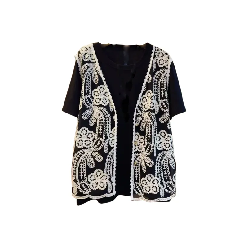 ABCMININ T Shirts Women's Black-0