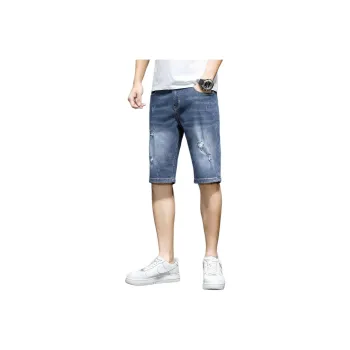 Tonlion Denim Shorts Unisex Light Blue