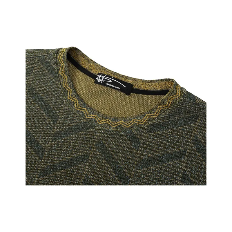 ANDREW MACKENZIE T Shirts Men Yellow-5