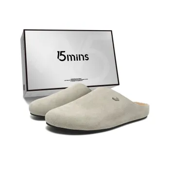 15 MINS Abrasion Resistant Quiet Closed Toe Slippers Unisex