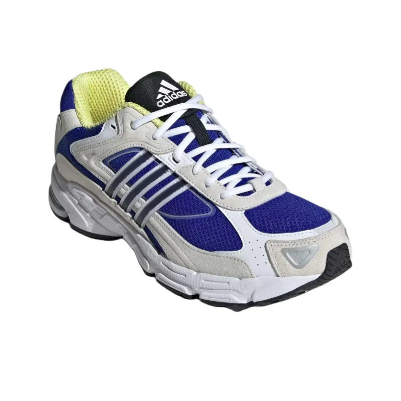 Adidas RESPONSE CL Anti Slip Wear Resistant Low Top Running Shoes Men's White Blue-1