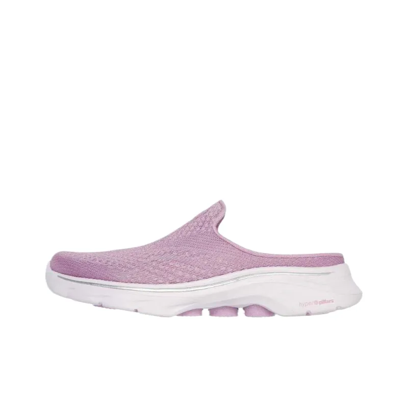 Skechers GOWALK Shock Absorbers Rebound Low Top Casual Shoes Women's Light Purple-0