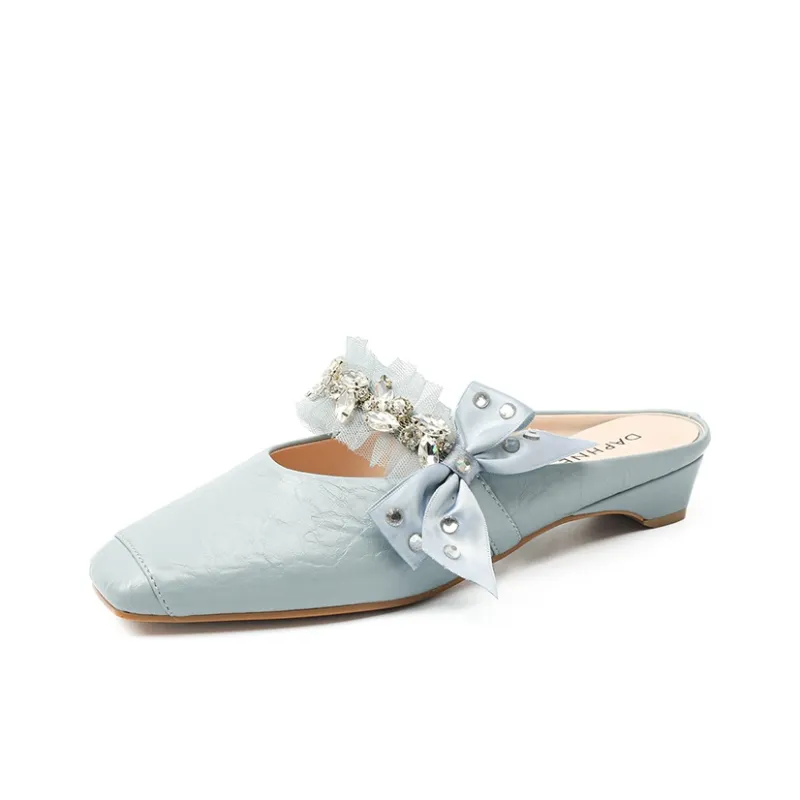 DAPHNE Slip Resistant Closed Toe Slippers Women's-0