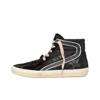 Golden Goose High Top Skateboard Shoes Women's Black