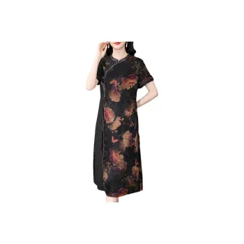 Yi Mengyuan Short Sleeved Dress Women's