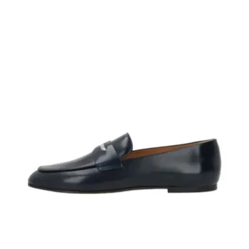 TOD'S Logo Engraved Slip On Loafers Women's