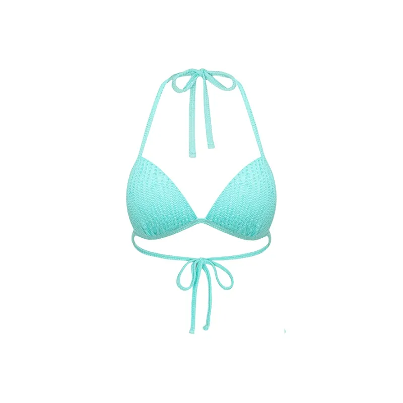 YUKARI SWIM Bikini Women's Aqua Blue-0