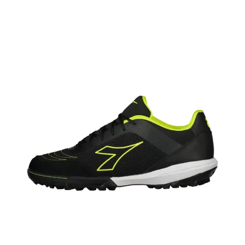 Diadora TF size Anti Slip Wear Resistant Soccer Shoes Men's Black