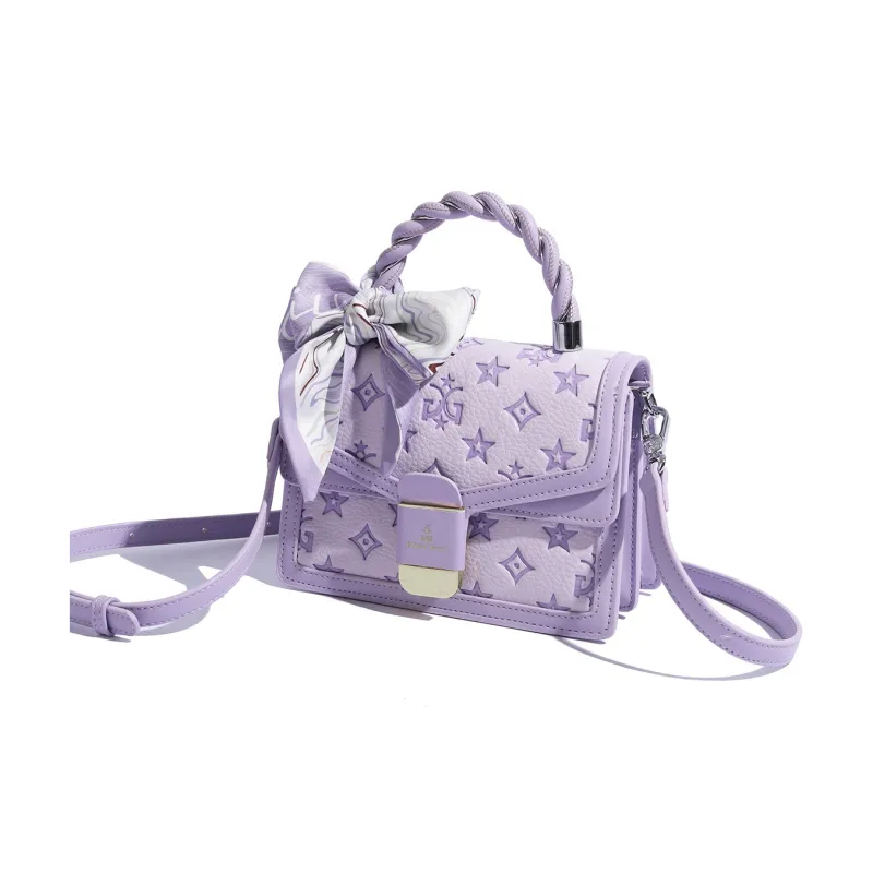 MISS GAIL Synthetic Leather Shoulder Bag, Crossbody Bag, Handbag Regular Women's Gray/Pink-26