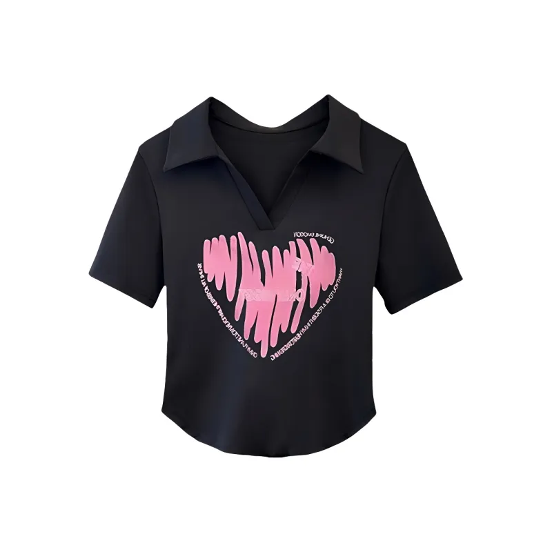 DOKZB T Shirts Women's Black-0