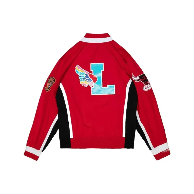 Mitchell & Ness x Leaders My Towns Warmup Jackets & Coats Fan Edition Men's Red-1