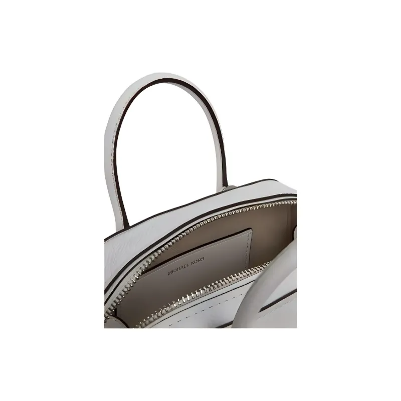 MICHAEL KORS Cow Leather Shoulder Bag, Crossbody Bag, Handbag Regular Women's Pure White-2