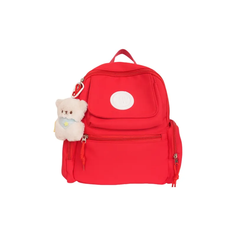 Kewuku Nylon Fabric Backpack Women's Multicolor-4