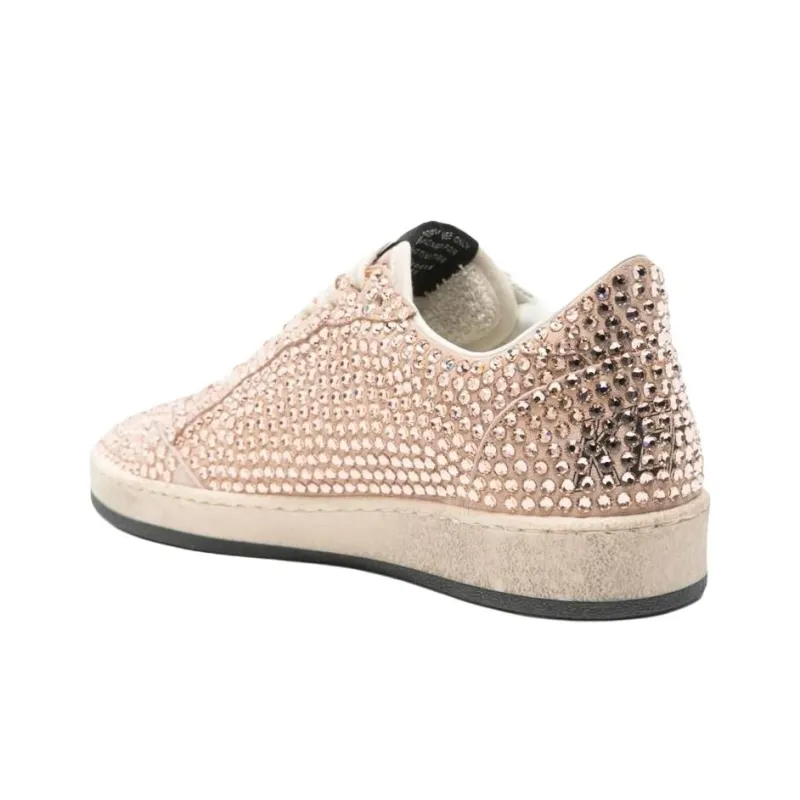 Golden Goose Ball Star Low Top Skateboard Shoes Women's Pink-3