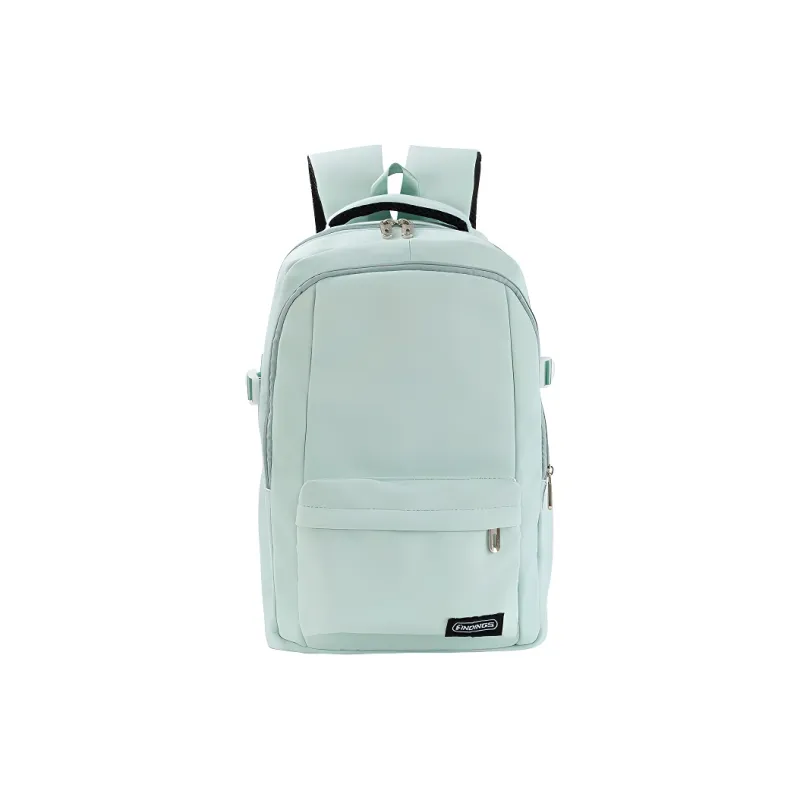 FINDINGS Polyester Backpack Regular Unisex Li Black/Ecru/Turquoise-1