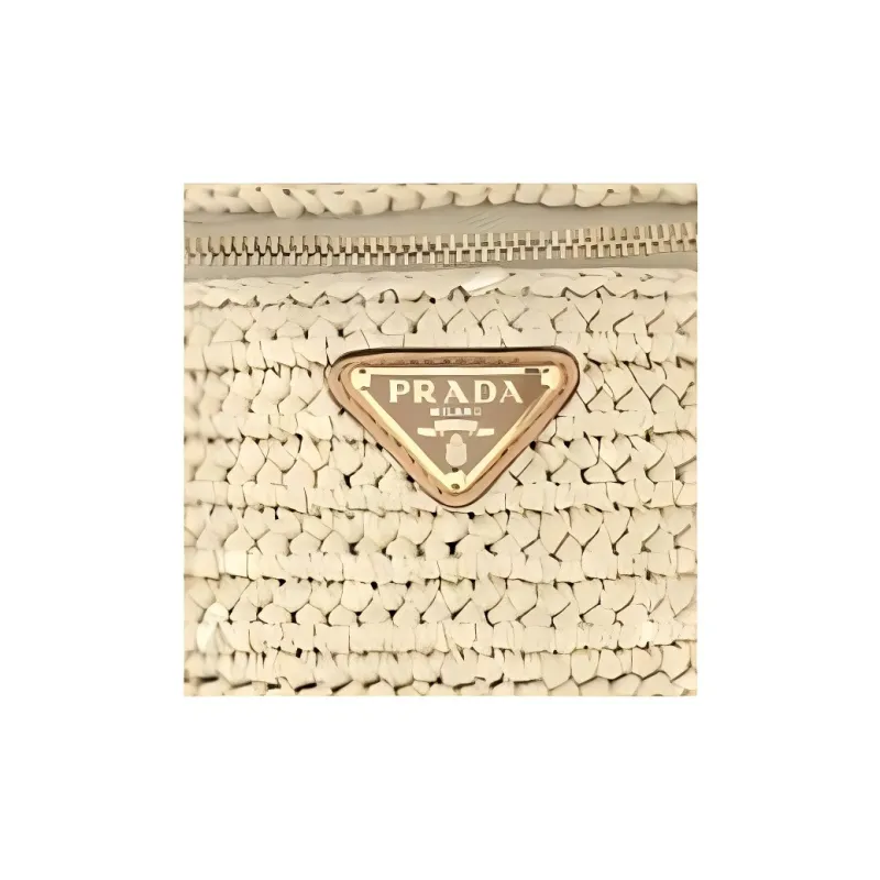 PRADA Viscose Wallet Women's Beige-3