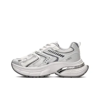 VICTORIA&VERA Slip Resistant, Abrasion Resistant, Breathable, Lightweight Low Top Chunky Sneakers Women's