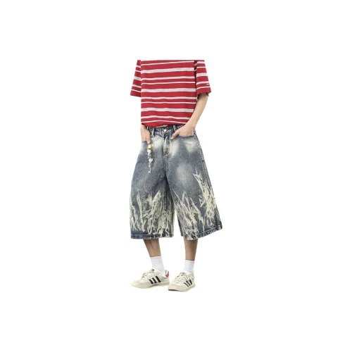 CORNILOT Denim Shorts Unisex Blue