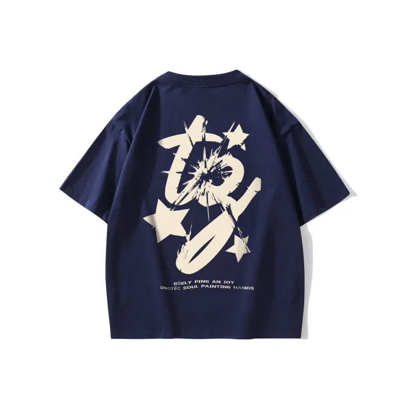 TONYKRZ T Shirts Unisex Navy Blue-1