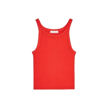 ZARA Tank Tops Women's Red