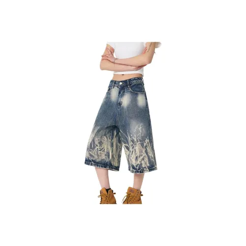 CORNILOT Denim Shorts Unisex Blue
