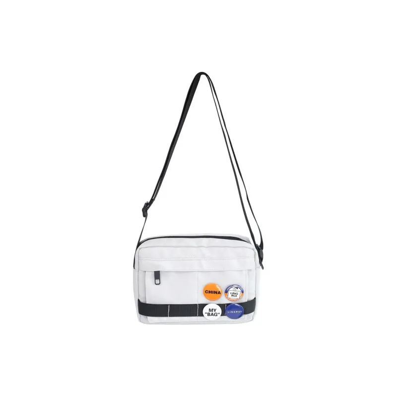 HAWA Oxford Shoulder Bag, Crossbody Bag Unisex Black/Gray-6