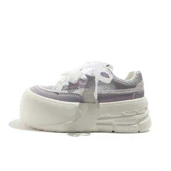 MEAKKEA Balanced, Lightweight, And Breathable Low Top Skateboard Shoes Women's