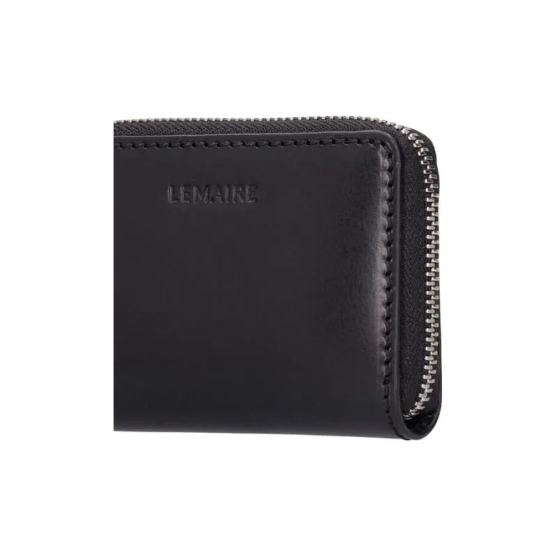 Lemaire Cow Leather Wallet Men's Black-4