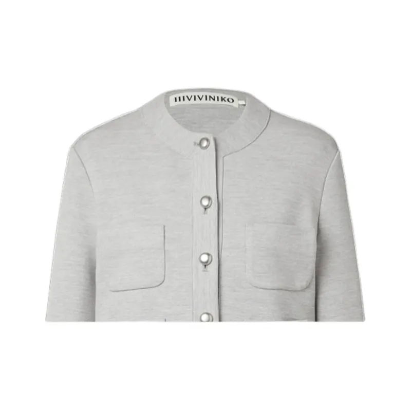 III VIVINIKO Jackets & Coats Women's Light Gray-2