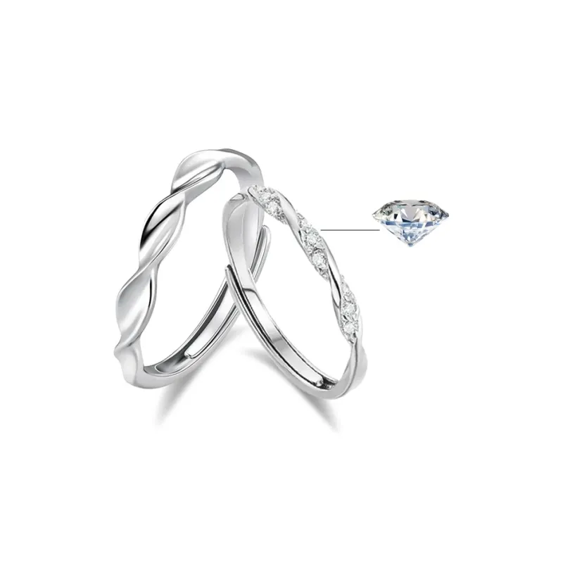 LUCA Sterling Silver Rings Unisex-0