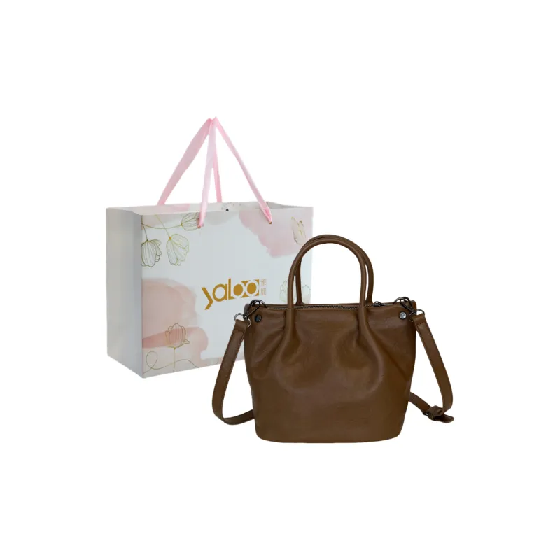 Yalu PU Handbag Women's White/Black/Khaki/Coffee/Brown-12