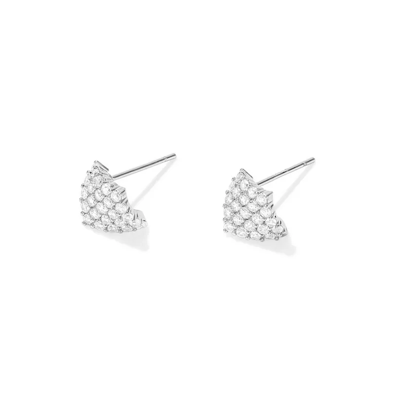 DODOGOGO Alloy S925 Sterling Silver Stud, Synthetic Cubic Zirconia Stud Earrings Women's-5