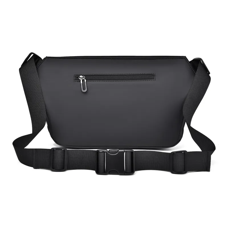 COLINS KEIRS Fabric University Student Casual Travel Commute Backpack Sports Sling Bag Regular Men's Black-5