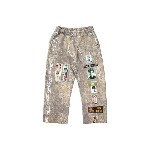 Paly Hollywood SS25 COMPLEX CAMO SWEAT PANTS Knitted Sweatpants Unisex
