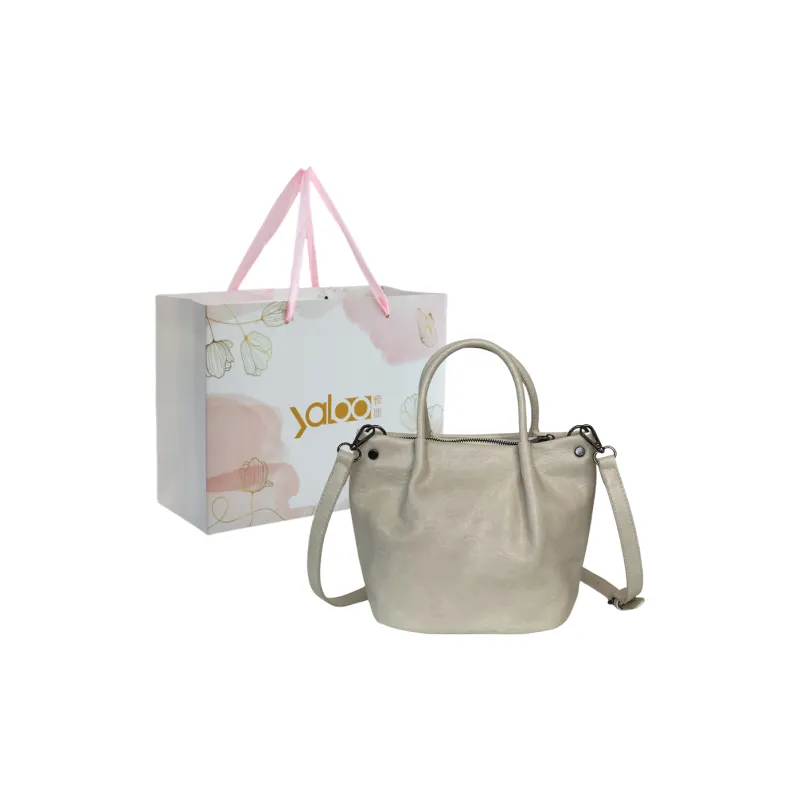 Yalu PU Handbag Women's White/Black/Khaki/Coffee/Brown-0
