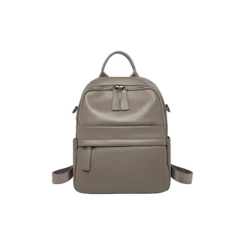 ZOOLER Cow Leather Backpack Women's Elephant Gray