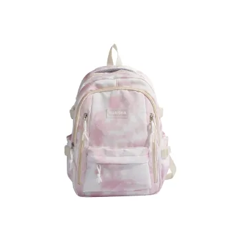 WXRX Nylon Fabric Backpack Women's Multicolor
