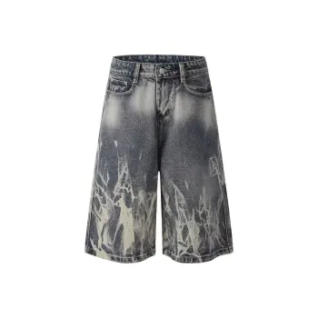 CORNILOT Denim Shorts Unisex Blue