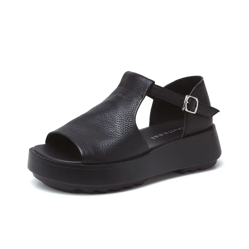 OULISASI One Strap Sandals Women's-1