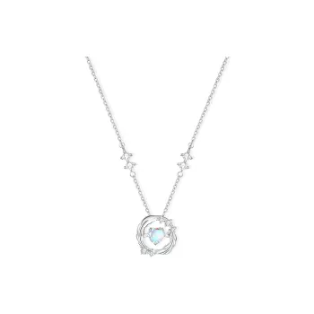 MISS TOOYA Glass Cat Eye Necklaces Women's