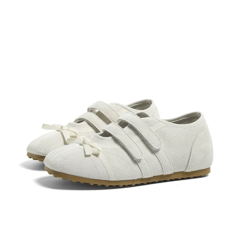 HUANQIU Slip Resistant, Abrasion Resistant, Lightweight Low Top Casual Shoes Women's Beige-3