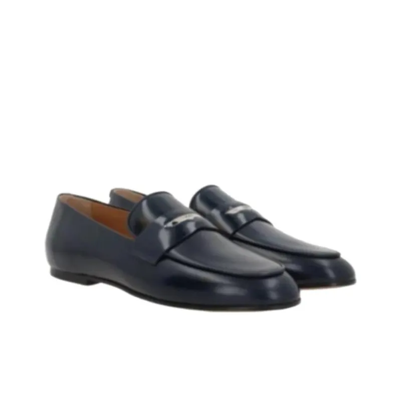 TOD'S Logo Engraved Slip On Loafers Women's-2