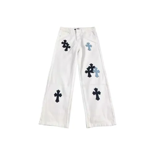 BABUGGE Jeans Unisex White