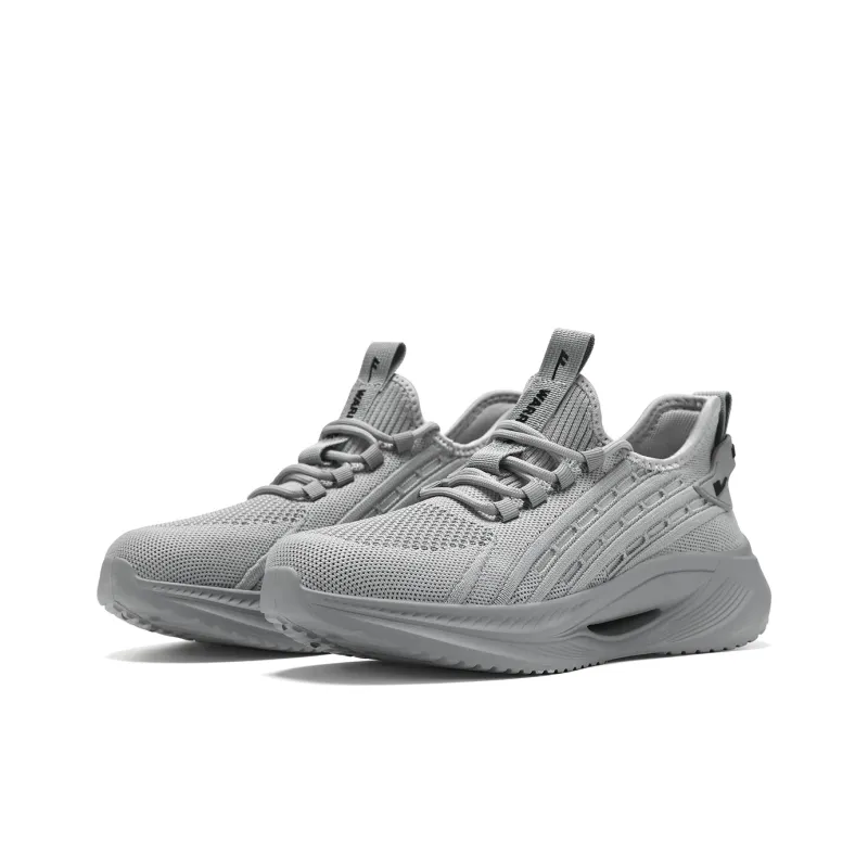WARRIOR Running Shoes Men Low Top Khaki/Gray/Black-1