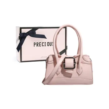 NATTY PU One Shoulder Handbag Women's Pink/Black