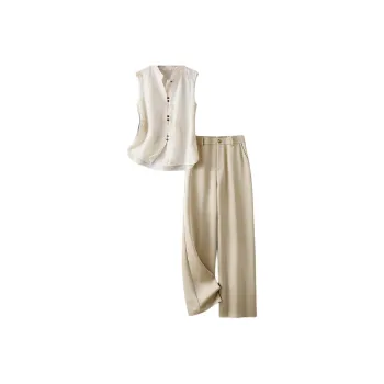 IHIMI Casual Suits Women's Beige Yellow+Ginger Yellow